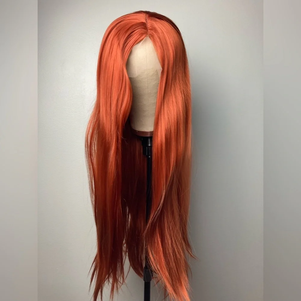 Ginger Copper Red Lace Front Wig
